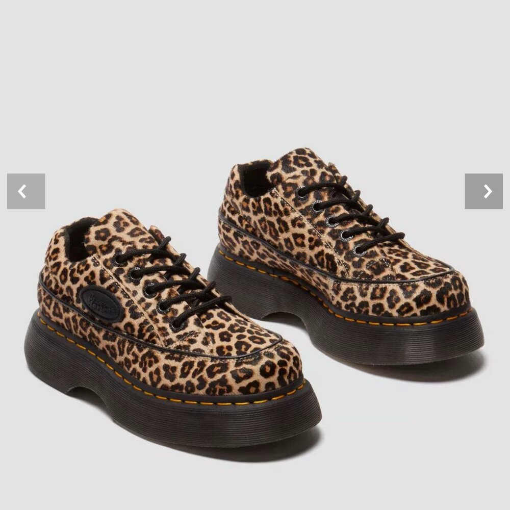 Dr Martens Buzz 5i Leopard Print platform Womens Shoes size 10 NWT - Picture 6 of 9